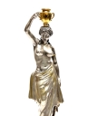 Фото - Серебряная статуэтка "Девушка с амфорой"