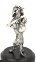 Фото - Серебряная статуэтка "Собачка с детёнышем"
