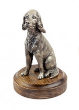 Серебряная статуэтка "Собака"