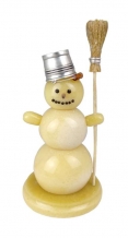 Янтарная статуэтка "Снеговик"