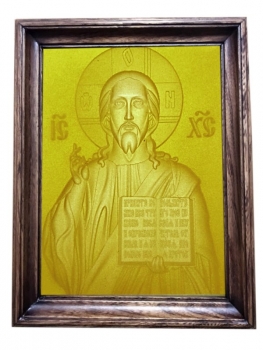Фото - Икона из янтаря "Иисус Христос"
