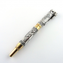 Ручка "Медведь" с бриллиантом