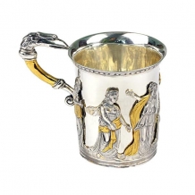 Серебряная чашка "Античная"