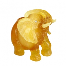 Янтарная статуэтка "Слон"